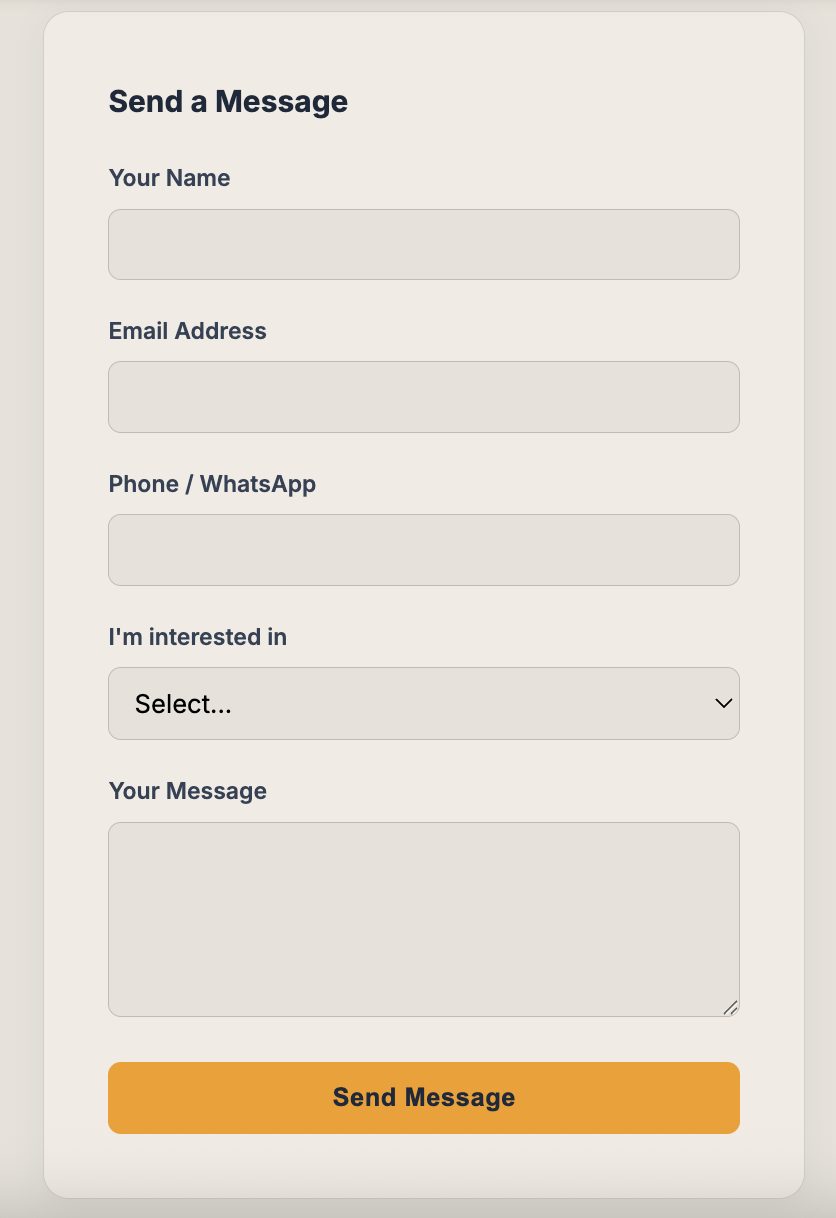 Example contact form 2